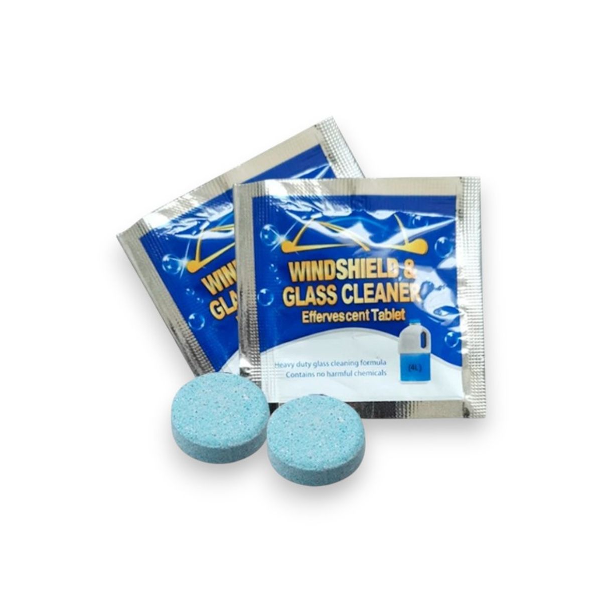 GENERICO - Pack 10 Pastillas Efervecentes Limpia Parabrisas Vidrios