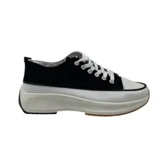 HERIEL - Zapatilla Negra Plataforma Mujer