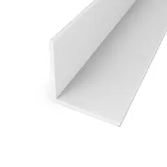 GENERICO - Perfil L Ángulo PVC 40x40mm x 120cm Caja 10 unidades