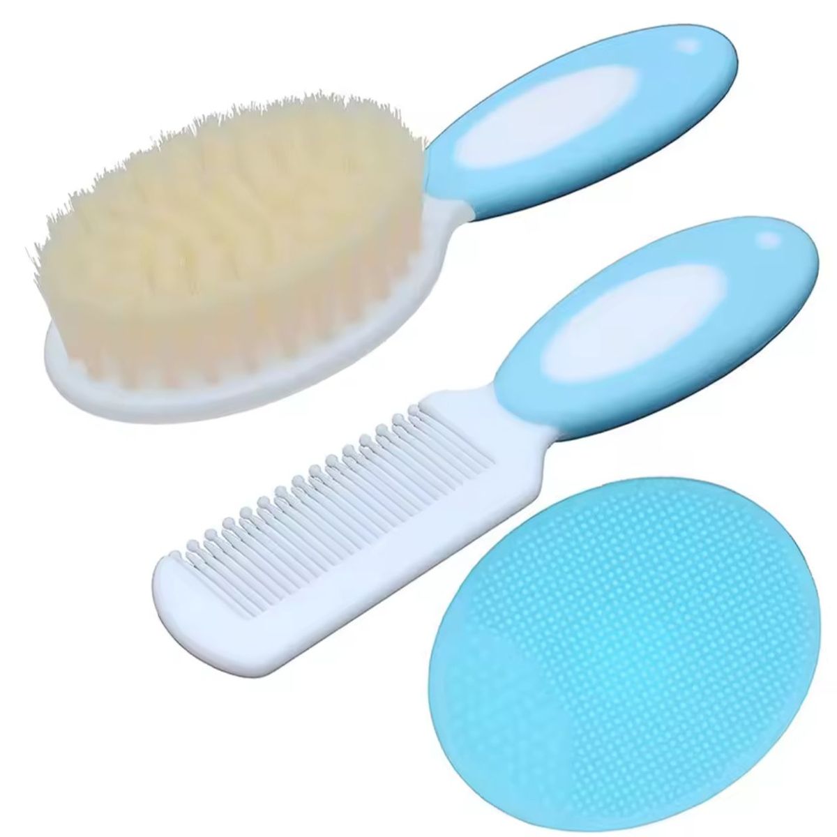 GENERICO - Set De Higiene Para Bebes Cepillos Y Peine Suave Limpieza