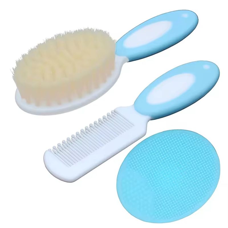 GENERICO - Set De Higiene Para Bebes Cepillos Y Peine Suave Limpieza