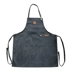 WAYU - Delantal De Cocina Parrillero Para Asado Color Negro