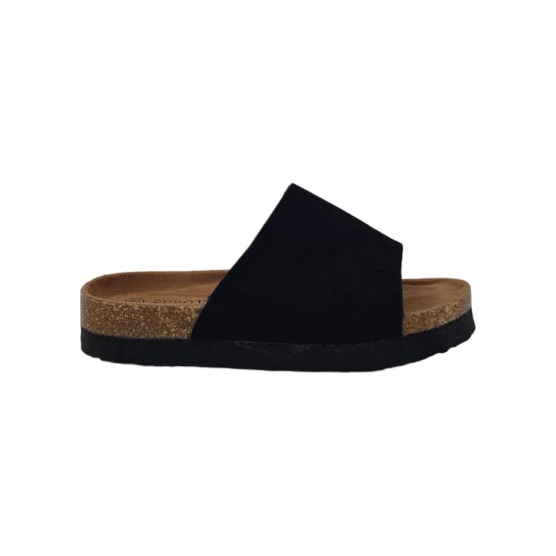 HERIEL - Sandalia Negra Plataforma Mujer