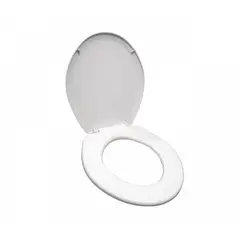 GENERICO - Asiento Wc Elongado Reforzado Blanco - Tapas Wc