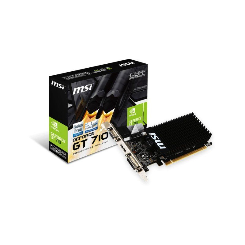 MSI - Tarjeta de Vídeo MSI GT 710 1GD3H LP DDR3