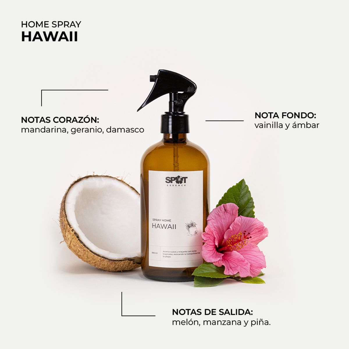 SPOT ESSENCE - Spray Home 500ml Hawaii Ámbar
