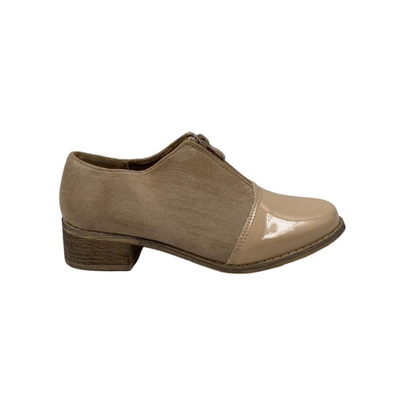 HERIEL - Zapato Beige Bajo Mujer