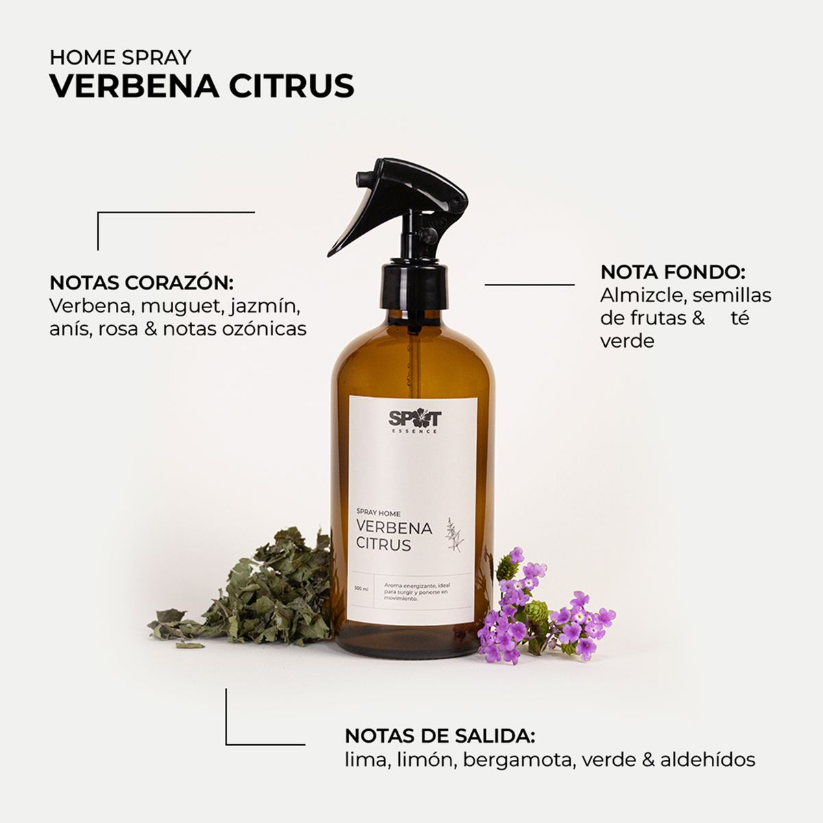 SPOT ESSENCE - Spray Home 500ml Verbena Citrus Ámbar