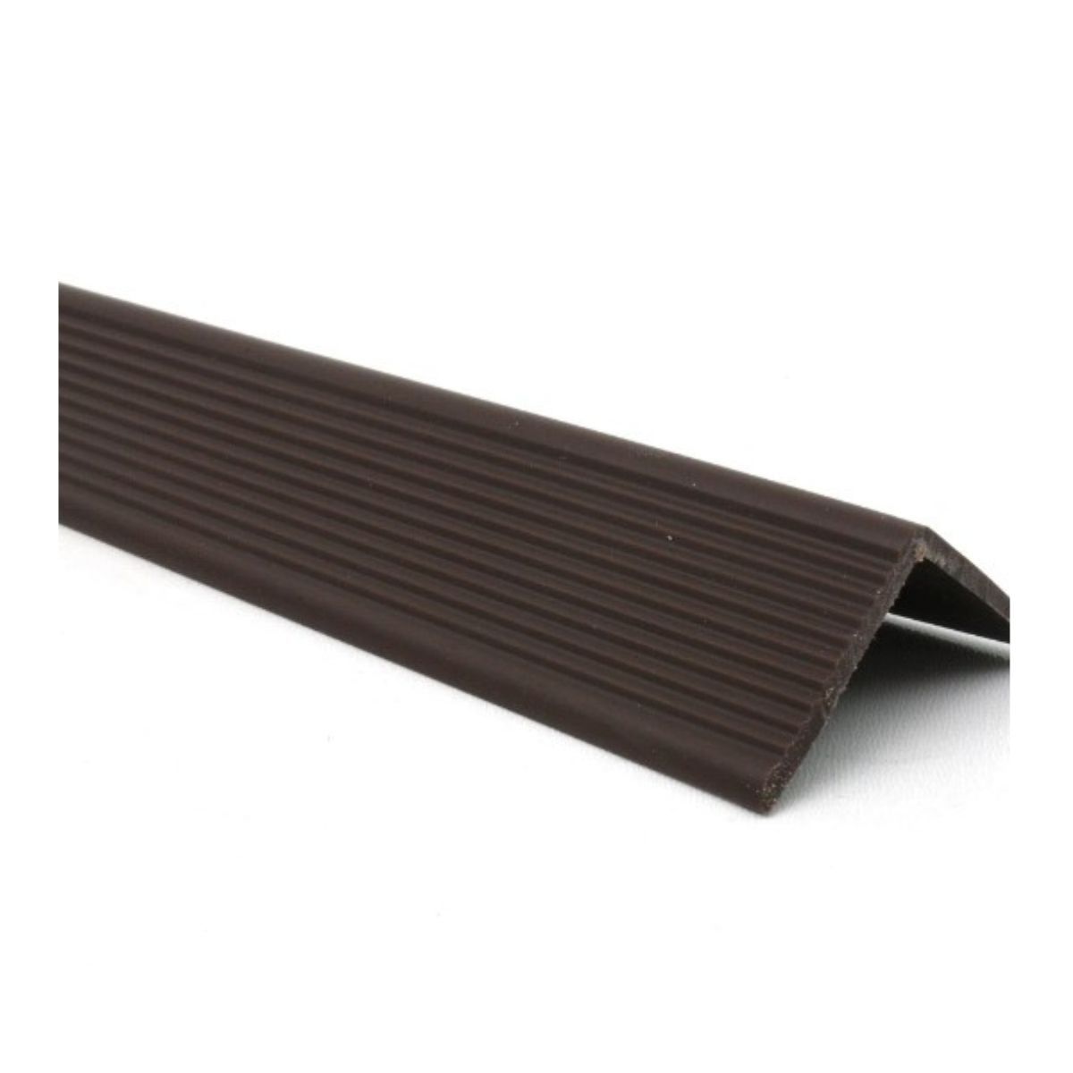 GENERICO - Nariz de Grada 37x37mm x 120cm Caja 10 Unidades PVC Café