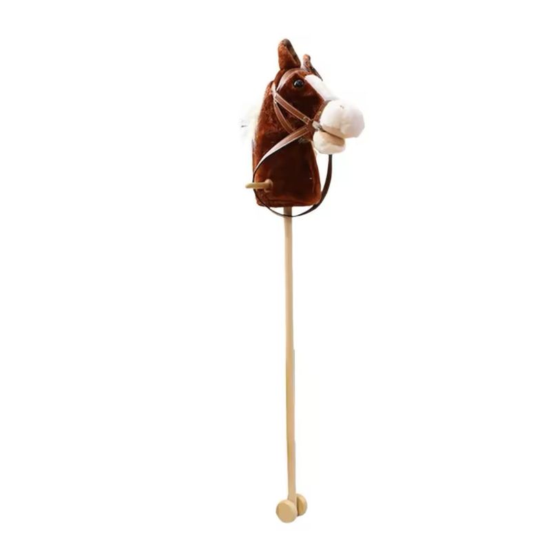 GENERICO - Caballito De Palo Con Sonido Y Rueda De 100 Cm Para Niños