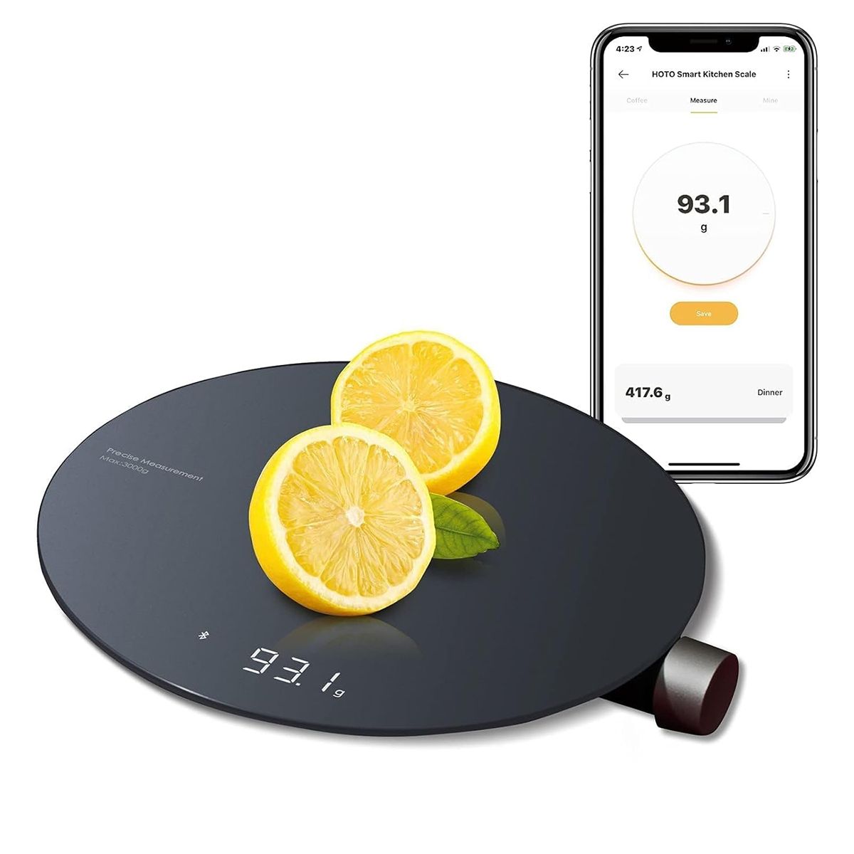 HOTO - HOTO Báscula Inteligente para Cocina Gramera Balanza