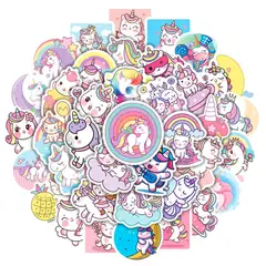 GENERICO - 50 Stickers Pony Poni Kawaii Calcomania Niña Princesa