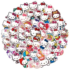 GENERICO - 50 Stickers Hello Kitty / Calcomanias / Pegatinas