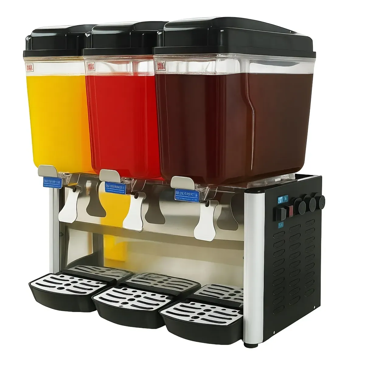 PASTELERIUSCL - Dispensadores De Bebidas Frias Dispensador Electrico 3x18l Dispensador De Jugos Comercial Mezclador