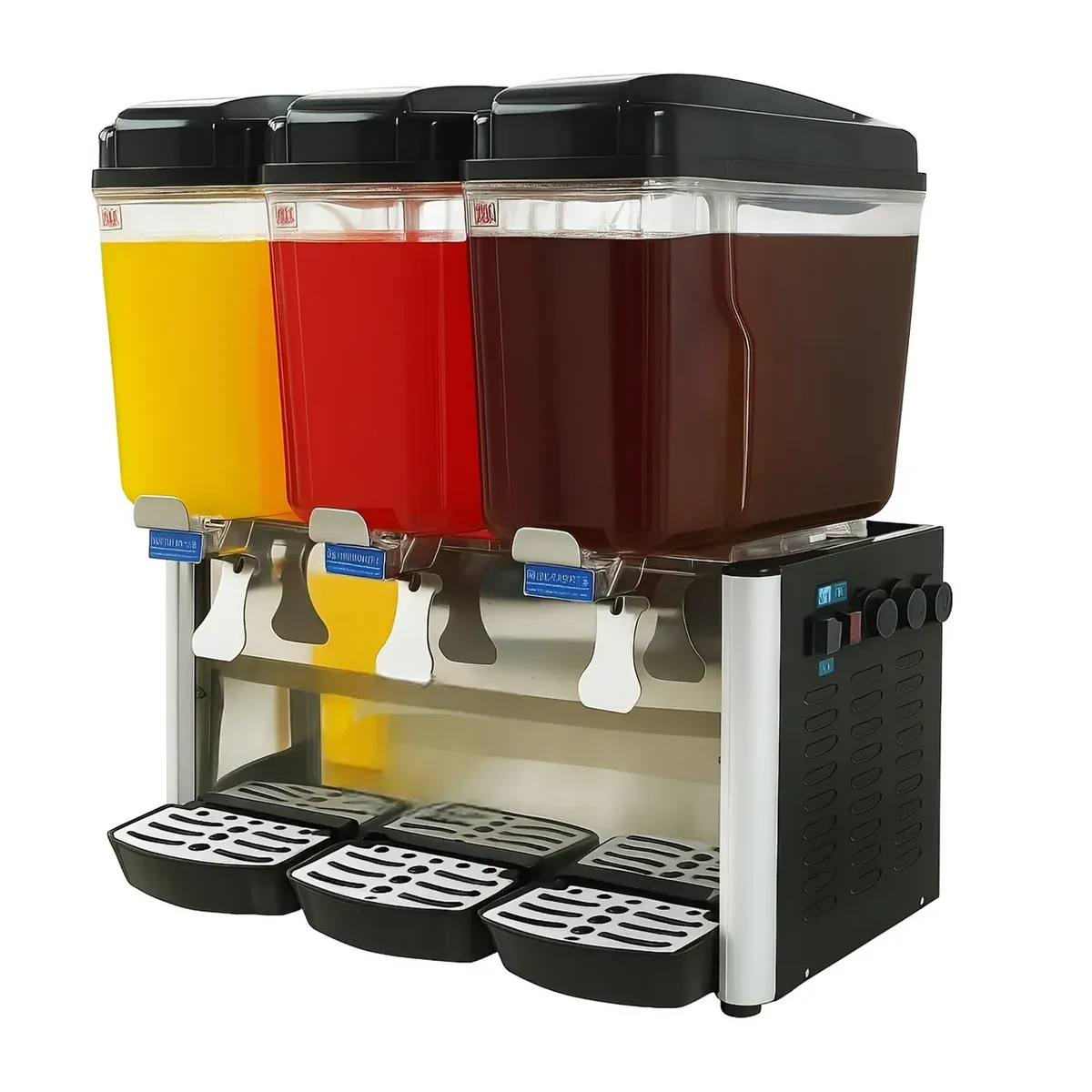 PASTELERIUSCL - Dispensadores De Bebidas Frias Dispensador Electrico 3x18l Dispensador De Jugos Comercial Mezclador