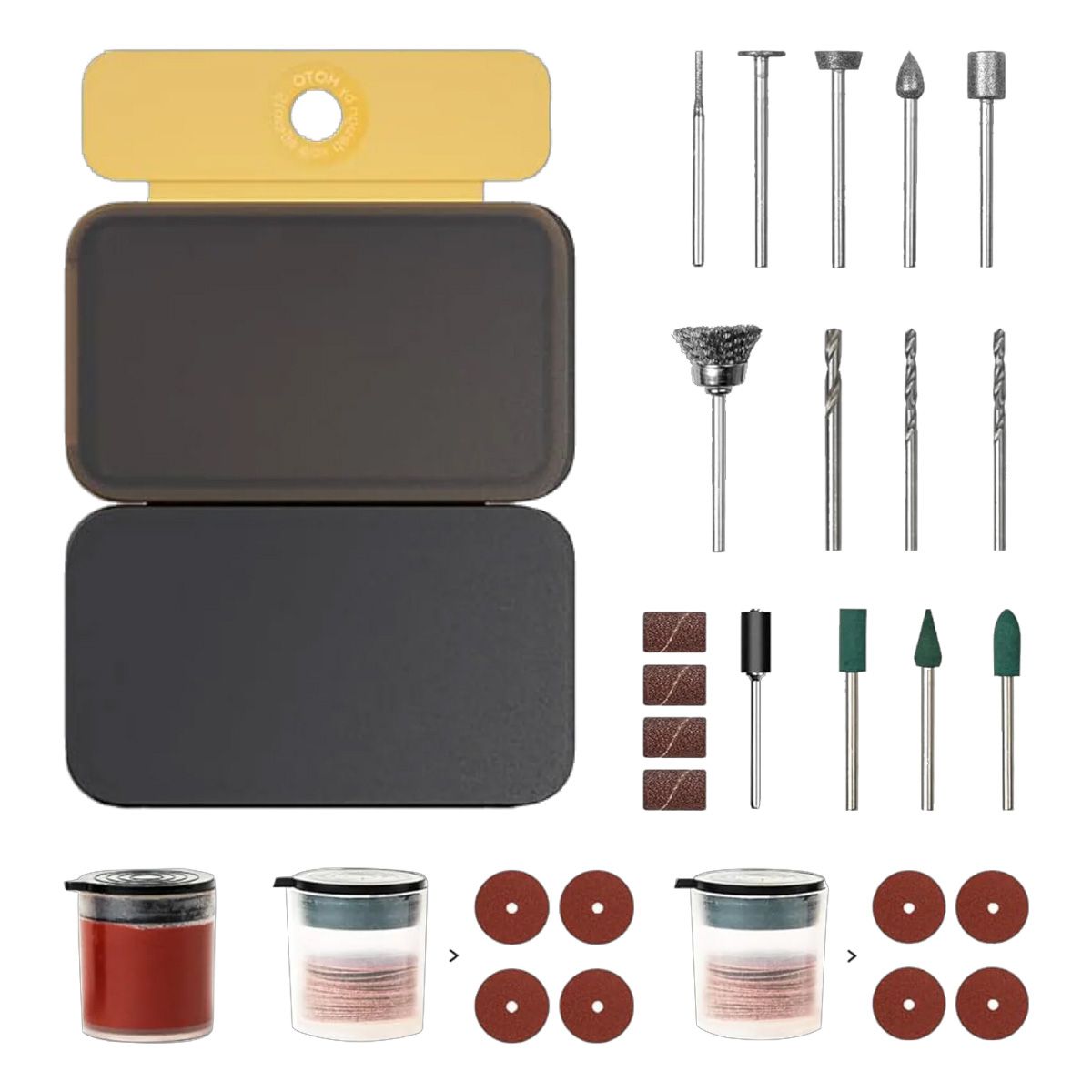 HOTO - HOTO Kit de Accesorios para Herramienta Rotativa