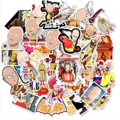 GENERICO - 50 Stickers One Punch Man Saitama Anime Pegatina
