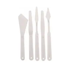 GENERICO - Set 5 Espátulas Herramienta De Pintura - Cuchillo De Paleta