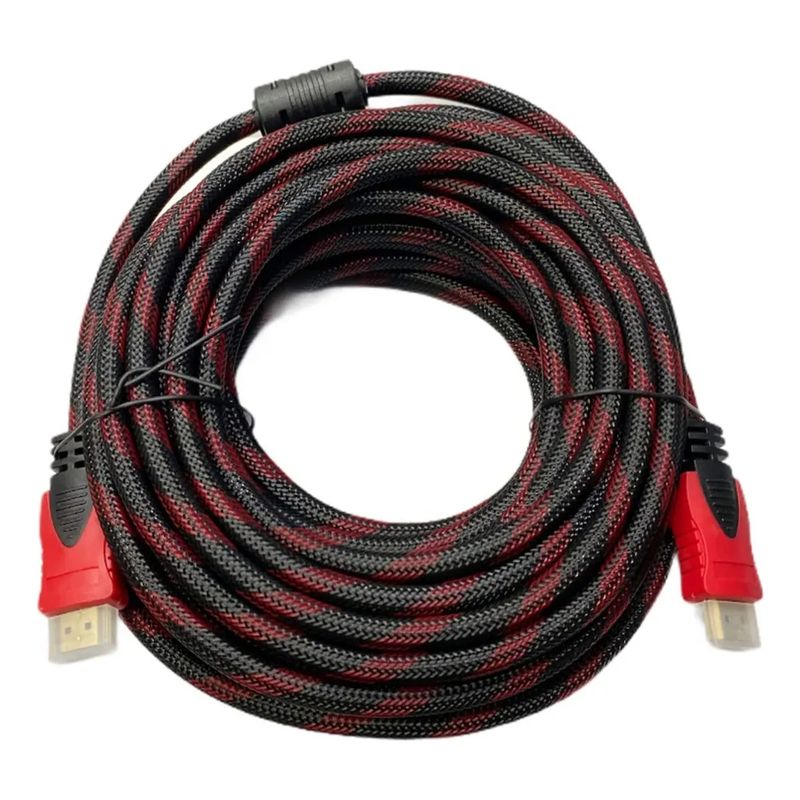 GENERICO - Cable Hdmi Trenzado 4k Full Hd Alta Velocidad 10 Metros