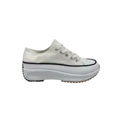 HERIEL - Zapatilla Blanca Plataforma Mujer
