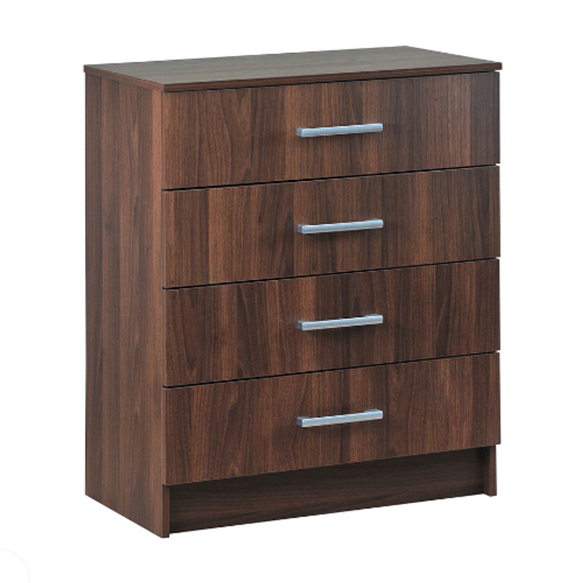 MOBIKIT - Cómoda 4 Cajones Nogal.