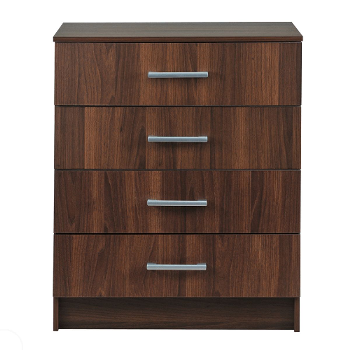 MOBIKIT - Cómoda 4 Cajones Nogal.