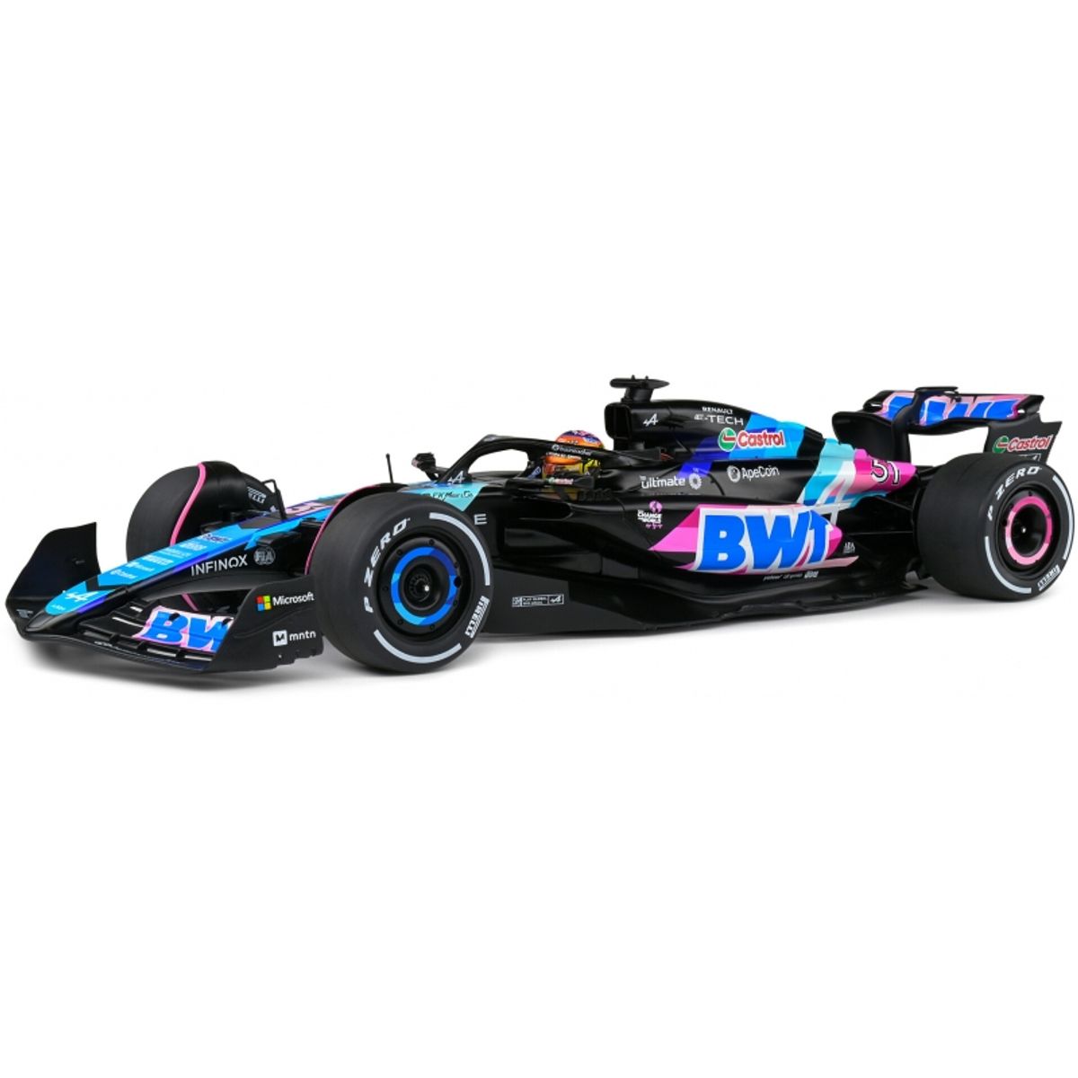 GENERICO - SOLIDO 1814001 1-18 ALPINE F1 TEAM A524 BLUE E  OCON MIAMI
