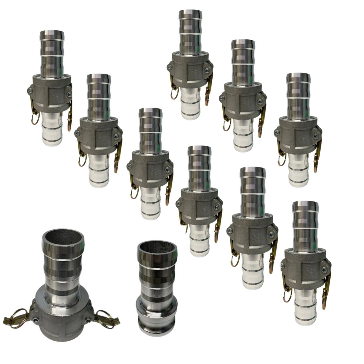 DRAUSSEN - Pack 10x Acople Camlock Hembra Macho CE-200