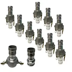DRAUSSEN - Pack 10x Acople Camlock Hembra Macho CE-200