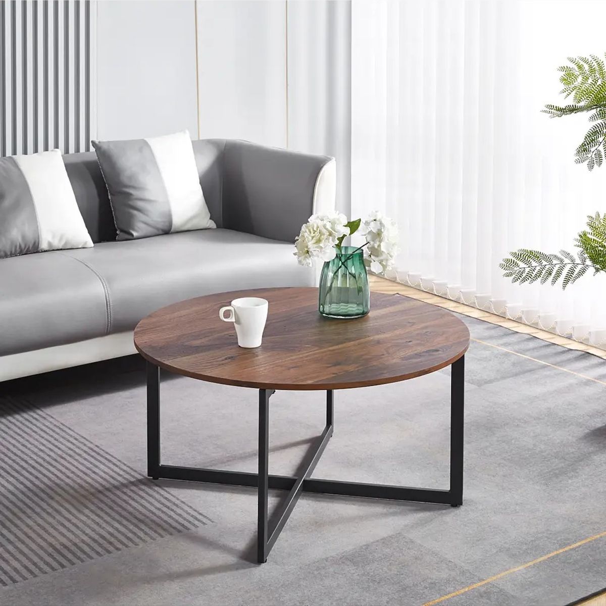 CORI CORI - Mesa de Centro 80cm Redonda - Madera