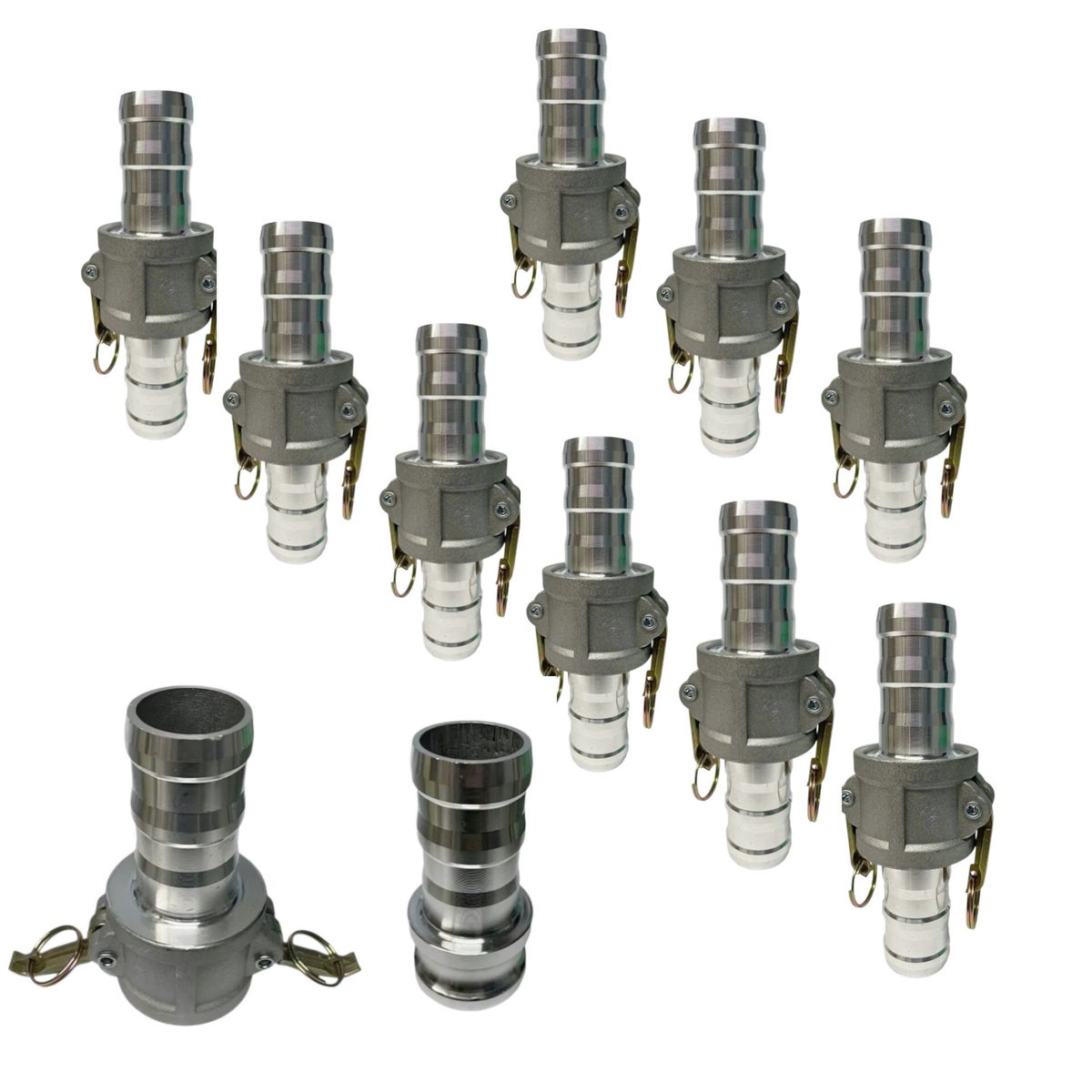 DRAUSSEN - Pack 10x Acople Camlock Hembra Macho CE-300