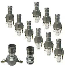 DRAUSSEN - Pack 10x Acople Camlock Hembra Macho CE-300