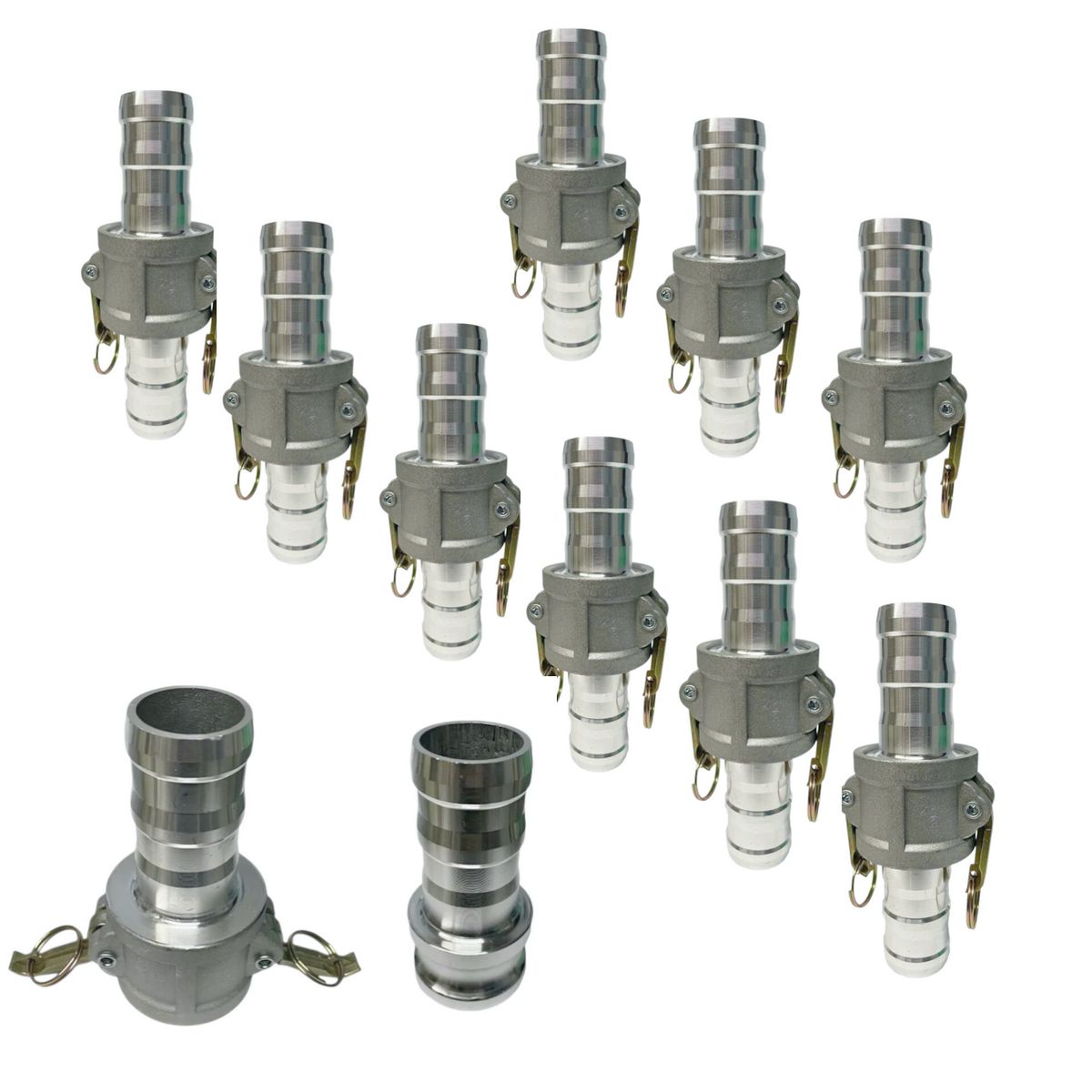 DRAUSSEN - Pack 10x Acople Camlock Hembra Macho CE-400