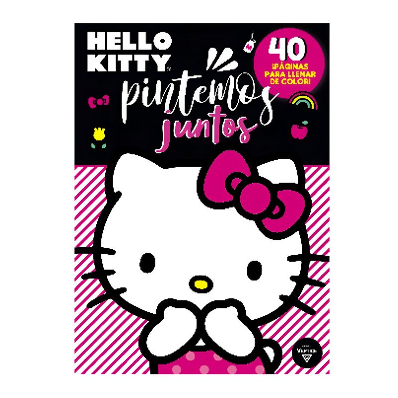 VERTICE - Libro para colorear Hello Kitty 40 páginas Super Color