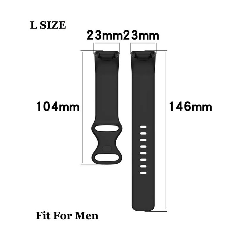 GENERICO - Correa Silicona Compatible Fitbit Charge 5 / 23mm Turquesa