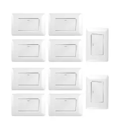 WANT - Interruptor Simple 9/24 10a 250v Blanco pack 10