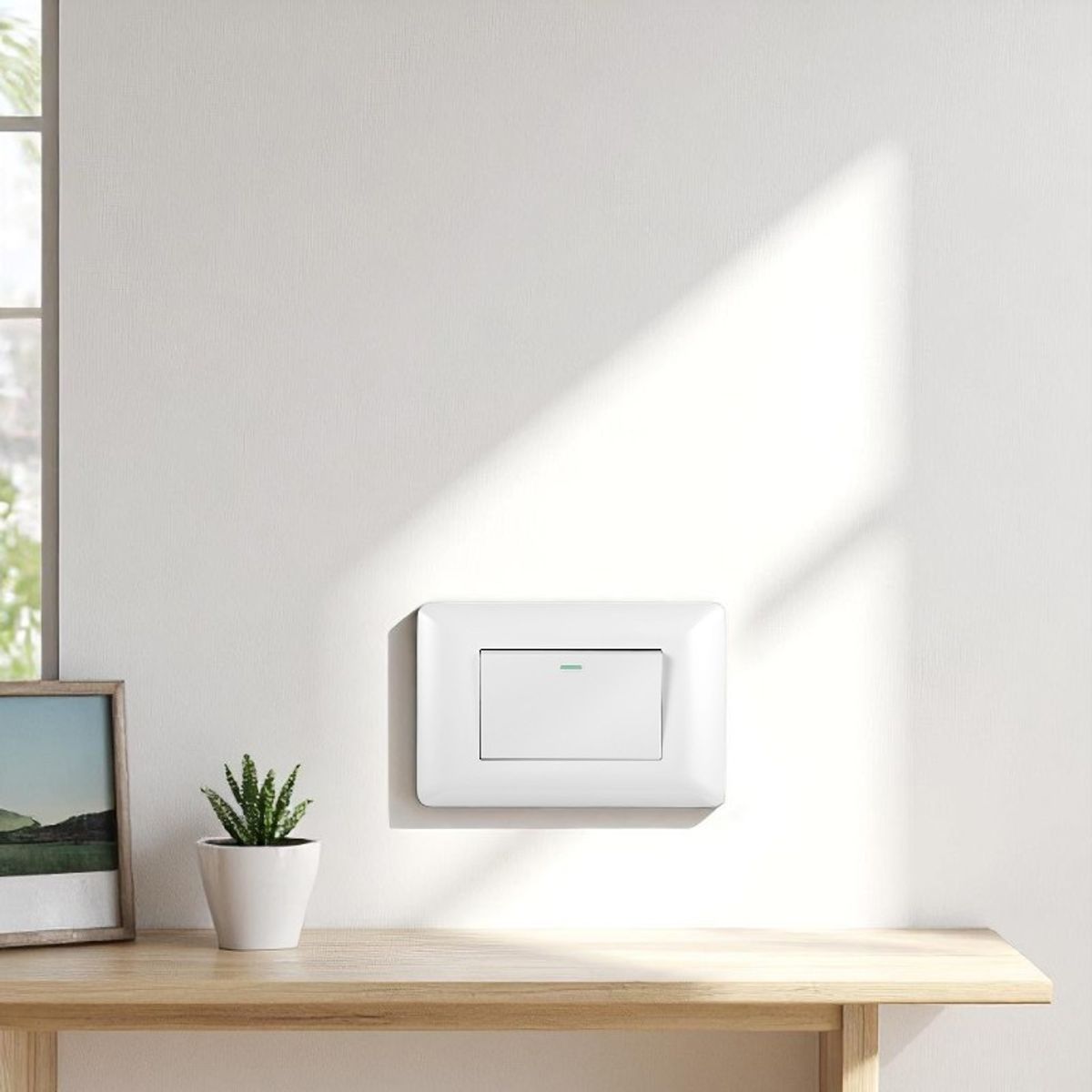 WANT - Interruptor Simple 9/24 10a 250v Blanco pack 10