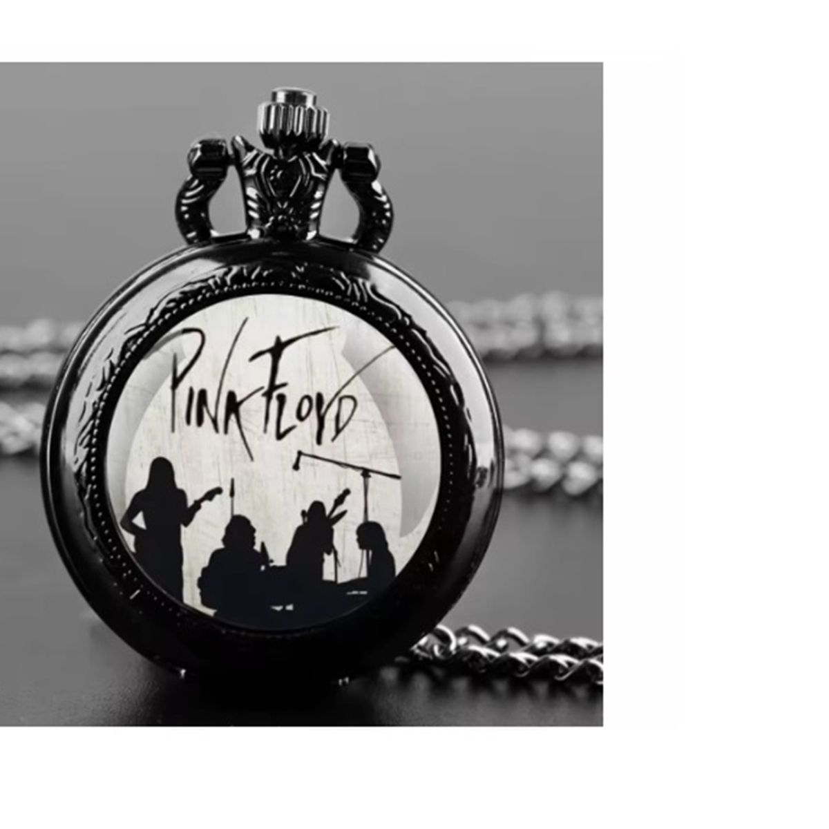 GENERICO - RELOJ DE BOLSILLO PINK FLOYD NEGRO.