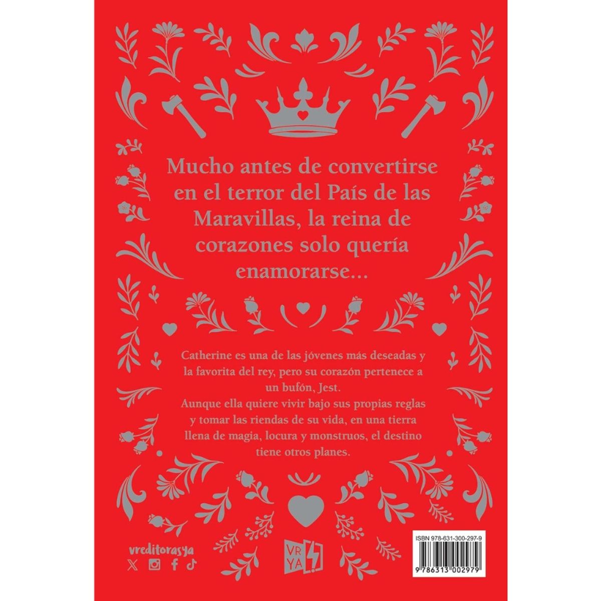 VERGARA Y RIBA - Libro HEARTLESS -ED DE LUJO - ROJO