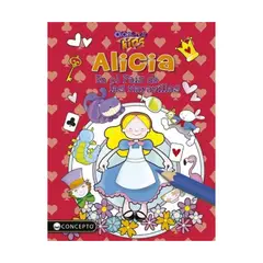 LATINBOOKS - Libro COLORE- ARTE KIDS - ALICIA EN EL PAIS DE LAS MARAVILLAS