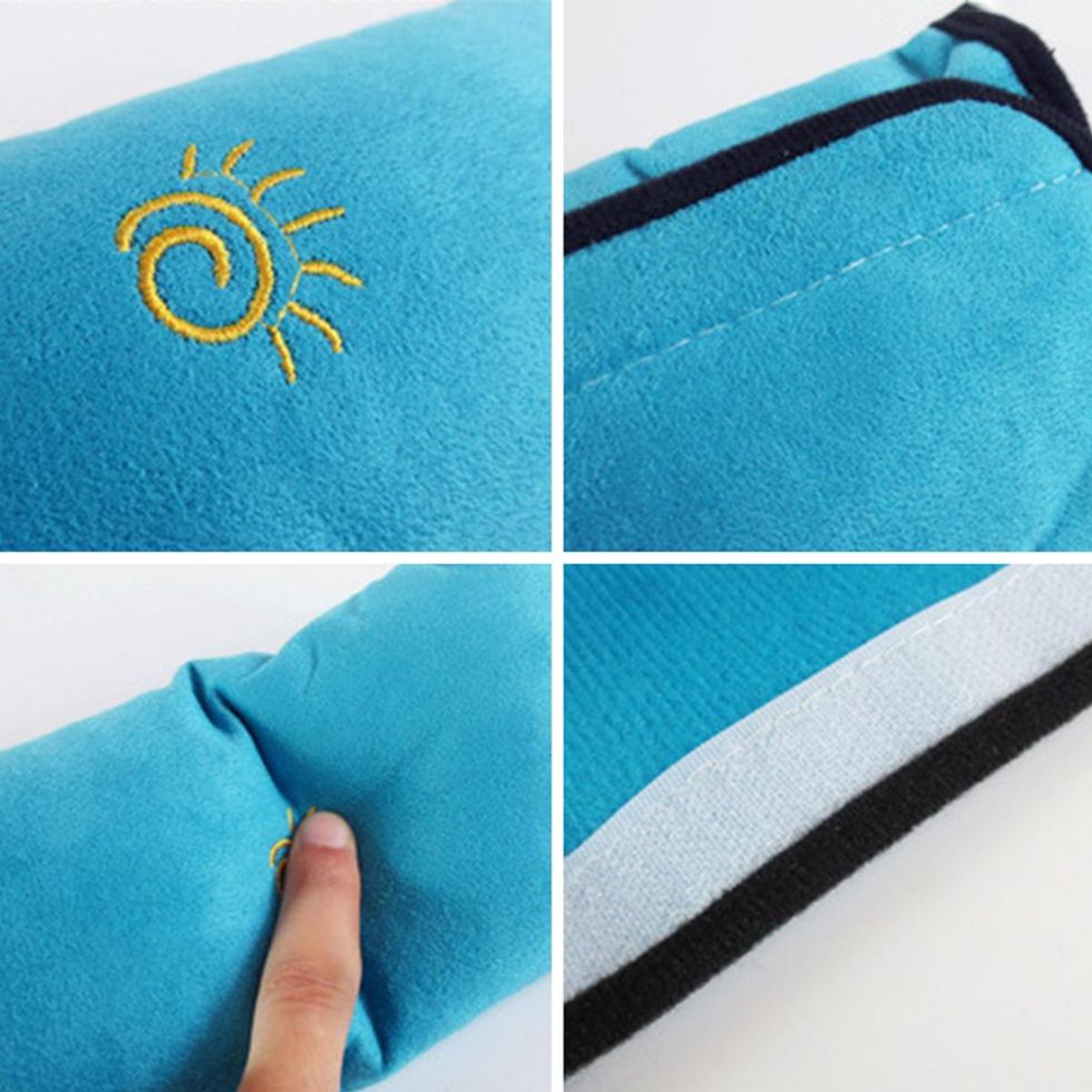 GENERICO - Cojin Almohada Para Cinturón De Seguridad Viaje Paseo Niños