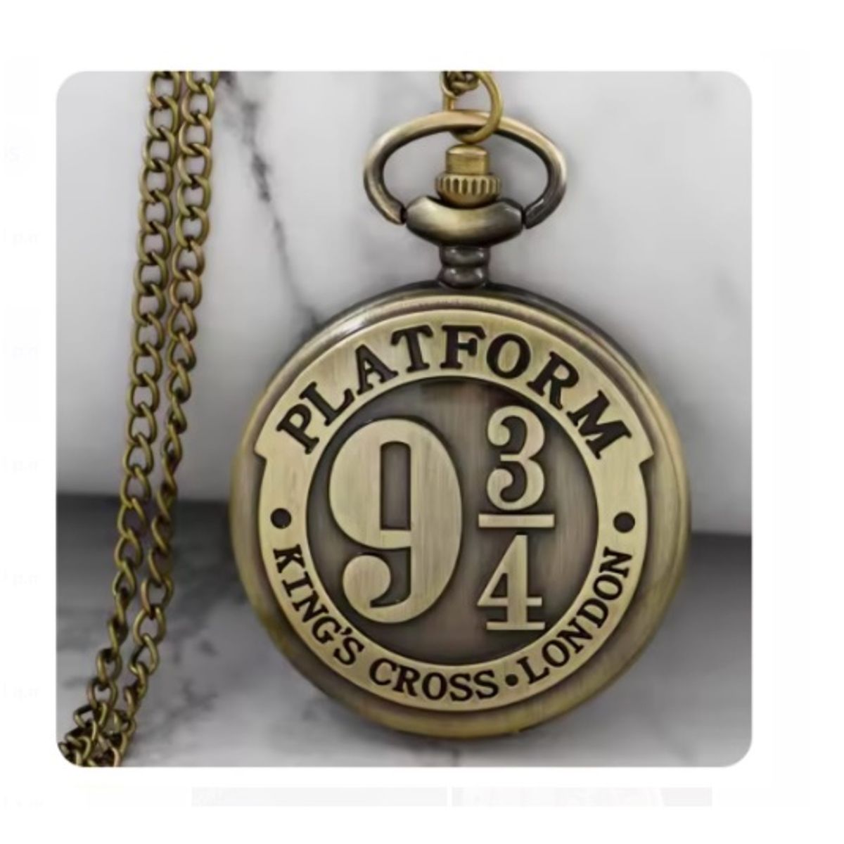 GENERICO - RELOJ DE BOLSILLO PLATFORM 9 3-4 BRONCE