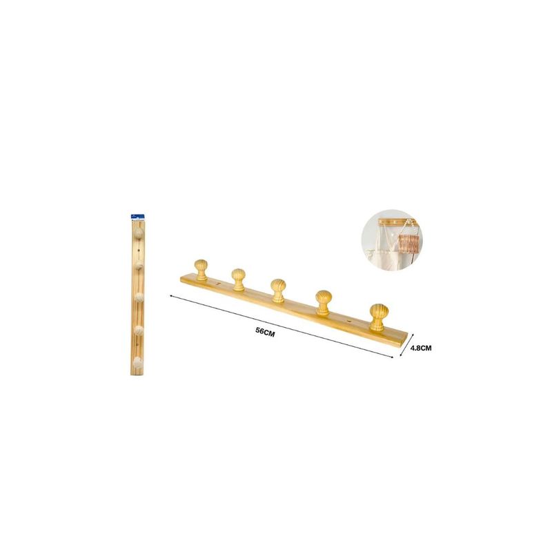 GENERICO - PERCHA DE MADERA 56CM