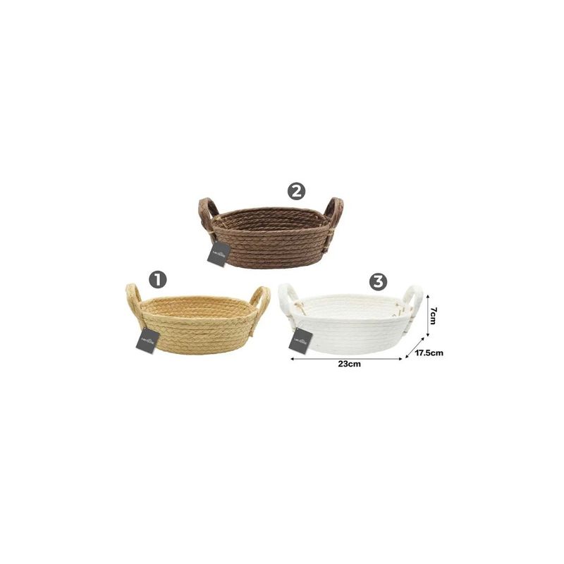 GENERICO - CESTA DE MIMBRE 23CM