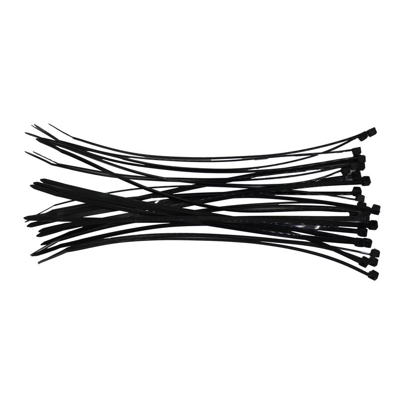 MACROTEL - Amarras Plásticas Negra 250x3mm 25 Unidades Macrotel