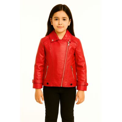 Imagen 2 del producto Chaquetas Ecocuero Niña Estilo Motociclista