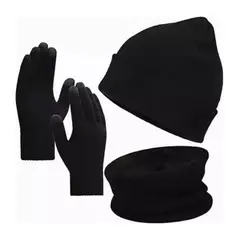 EKOL TACTICA MILITAR - Set Invierno Gorro Polar Cuello Polar Y Guante De Lana
