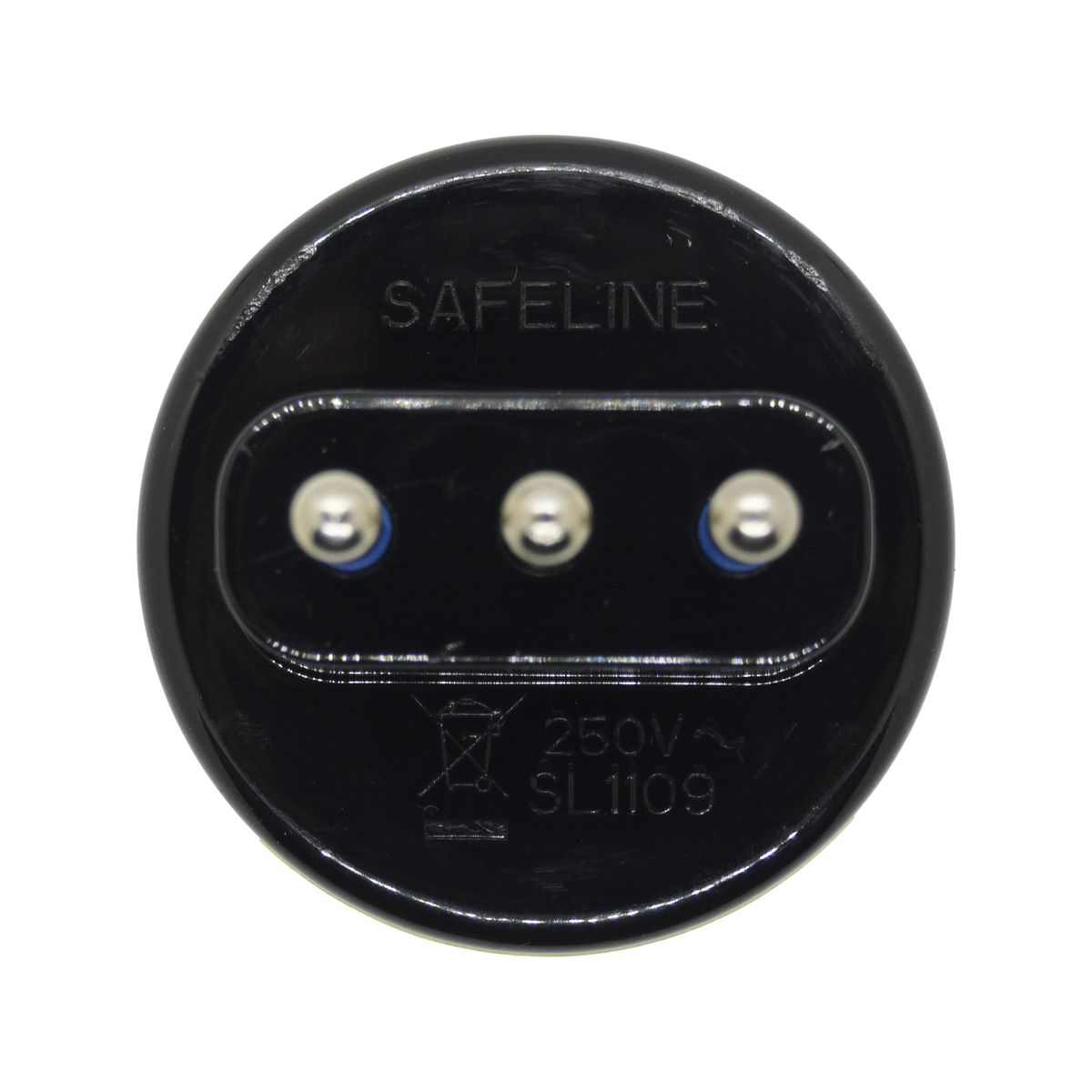 MACROTEL - Adaptador Schuko Negro Macrotel - 2200w - Sello Sec