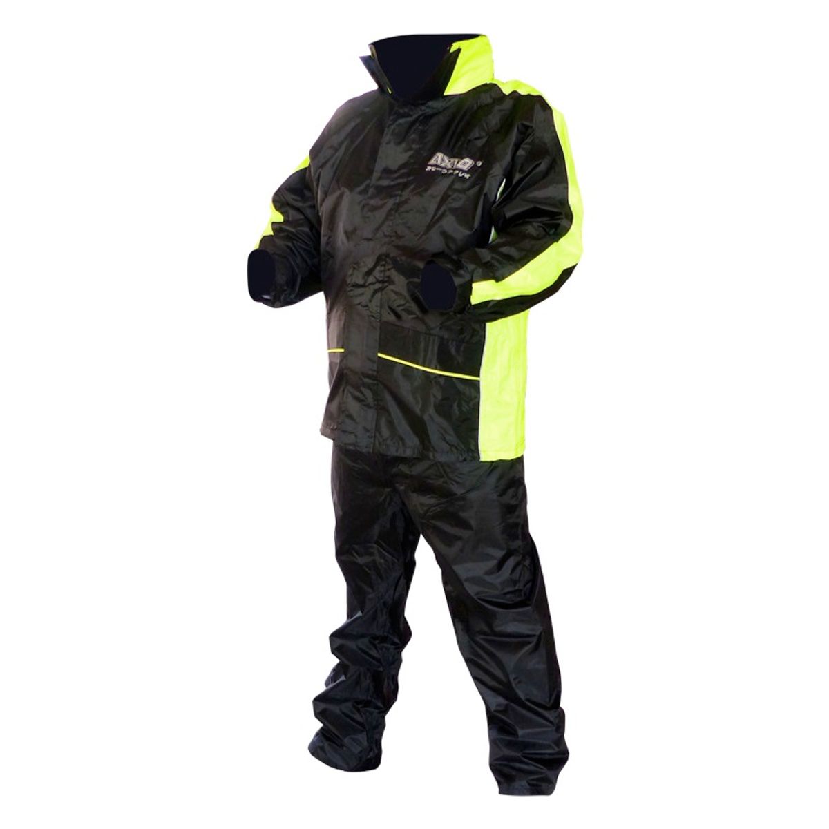 GENERICO - TRAJE DE LLUVIA IMPERMEBLE REFLECTANTE CON CAPUCHA  L/XL