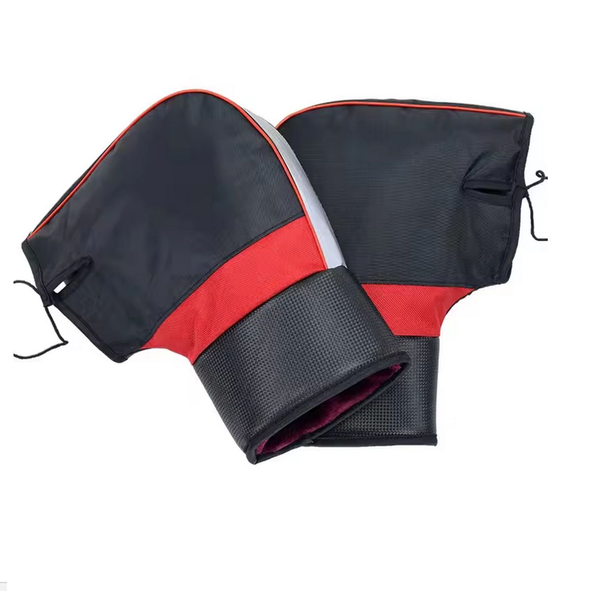 GENERICO - Cubre Puños Guarda Manos Moto Bici Invierno Con Reflectante